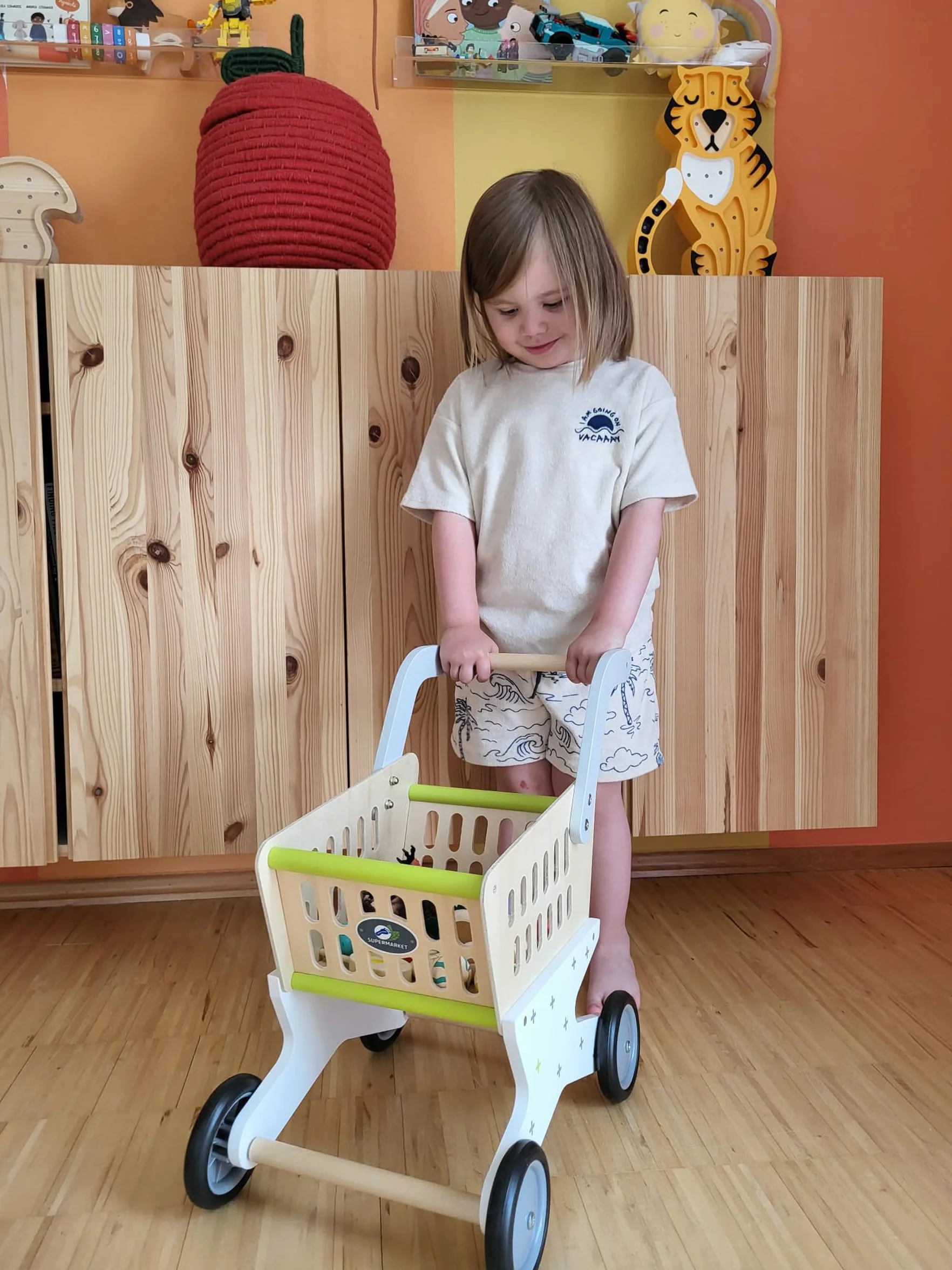 Carrello della spesa alla moda