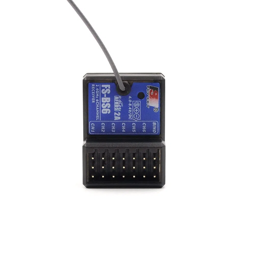 Ricevitore 6CH 2.4G Spectrum Ricevitore FS-BS6 RC con Sistema di stabilizzazione giroscopica per 1/10 RC Auto/Timone/Crawler