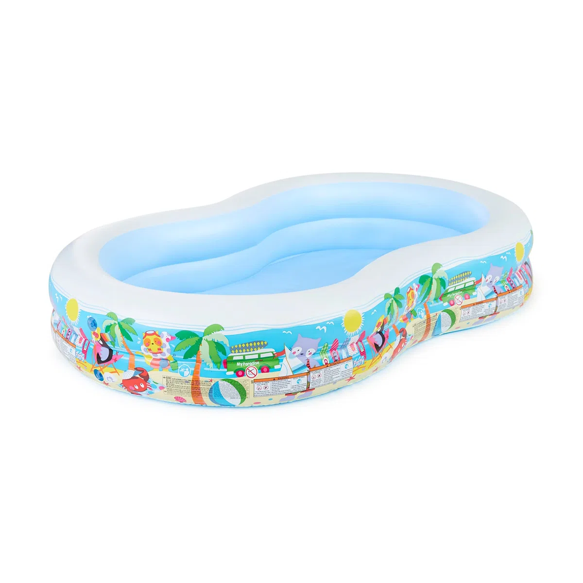 Intex - 56490 Piscina Paradise, Multicolore, 262 x 160 x 46 cm