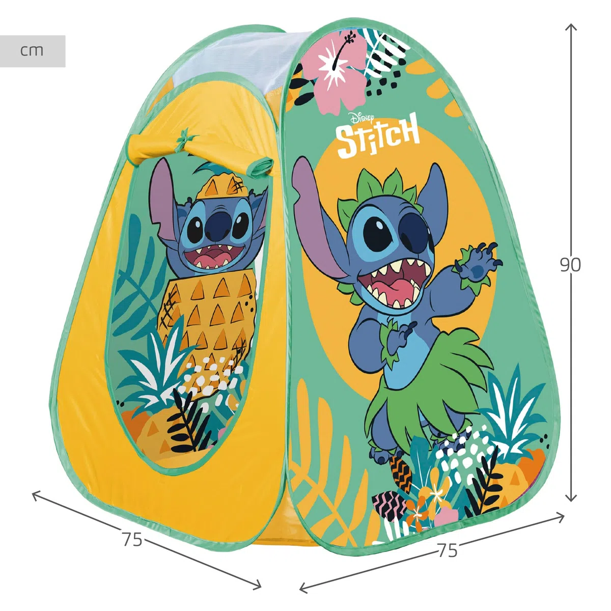 ODS - Sunday - Tenda Pop Up Stitch per Bambini, Leggera e Facile da Montare, Misura 75 x 75 x 90 cm, Gioco da Interno ed Esterno