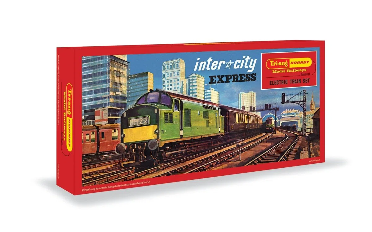 Hornby R1290M Triang RS9 Intercity Express - Set treni elettrici, colore verde
