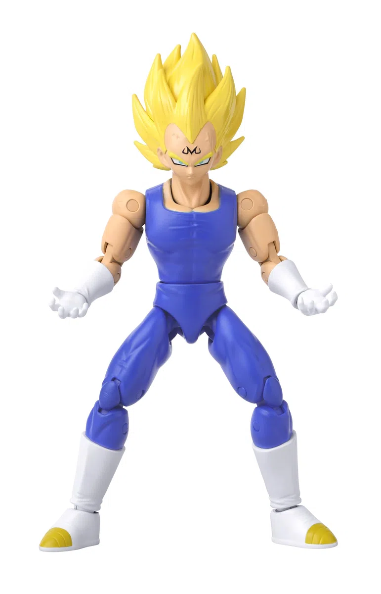 Bandai - Dragon Ball Z - Figurina articolata Dragon Stars 17 cm - Majin Vegeta - Licenza ufficiale Dragon Ball - Figurina articolata Majin Vegeta - Giocattolo per bambini 4 anni e + - 40731