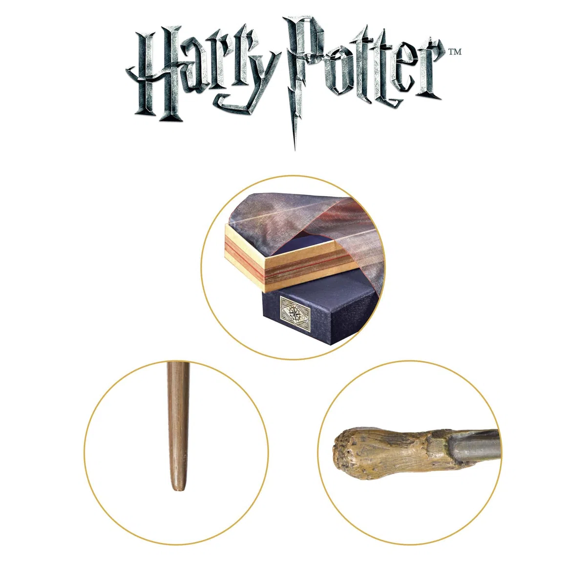 NOBLE La nobile collezione harry Potter Ron Weasley Wand in Ollivanders Box