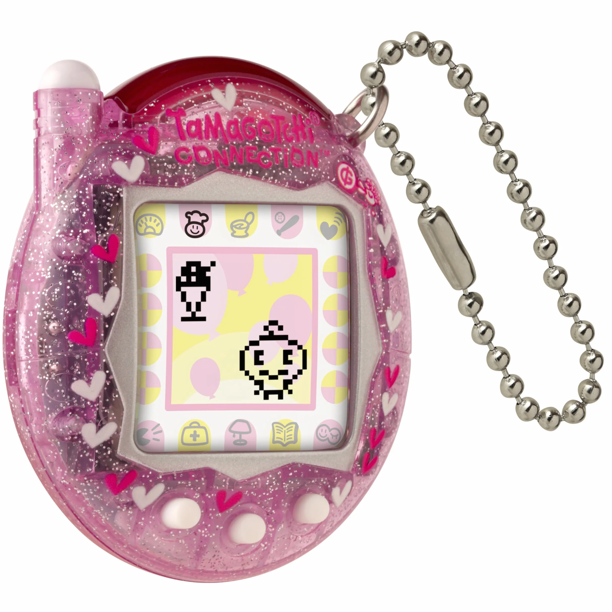 TAMAGOTCHI Bandai Connection Animale Domestico Digitale Guscio Rosa Glitterato Animale Domestico Virtuale Giocattolo Elettronico Con Connessione Infrarossi Per Divertimento Condiviso | Giocattoli Per