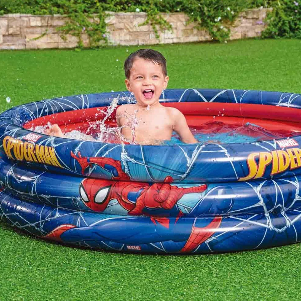 Bestway 98018-4 Piscinetta gioco per bambini Spider-Man, 2+ anni
