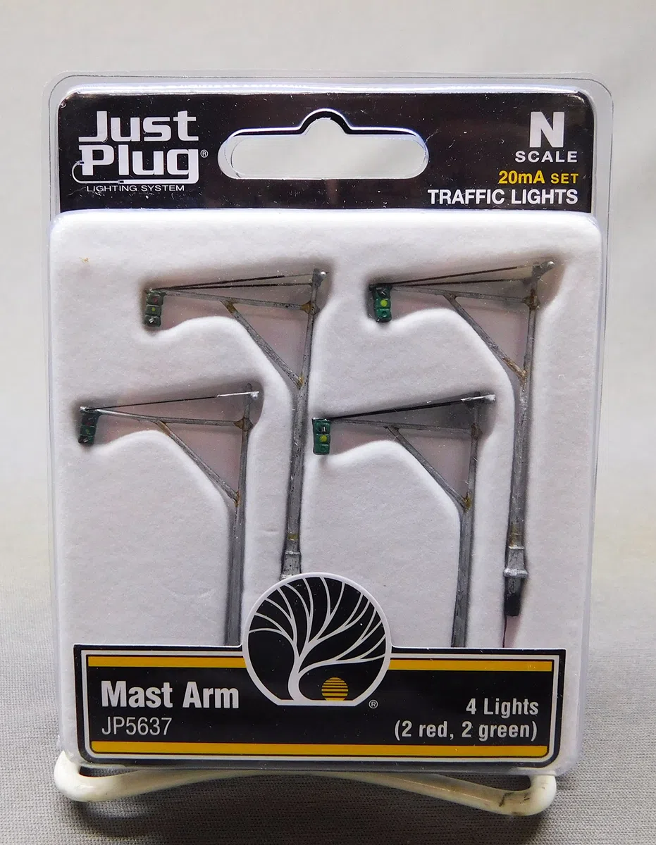 Woodland SCENICS MAST BRACCIO semaforo 4 Pack N Scale