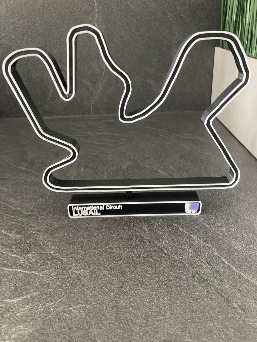Circuito del Qatar, Modello di Circuito di Corsa 3D, Decorazione Automobile