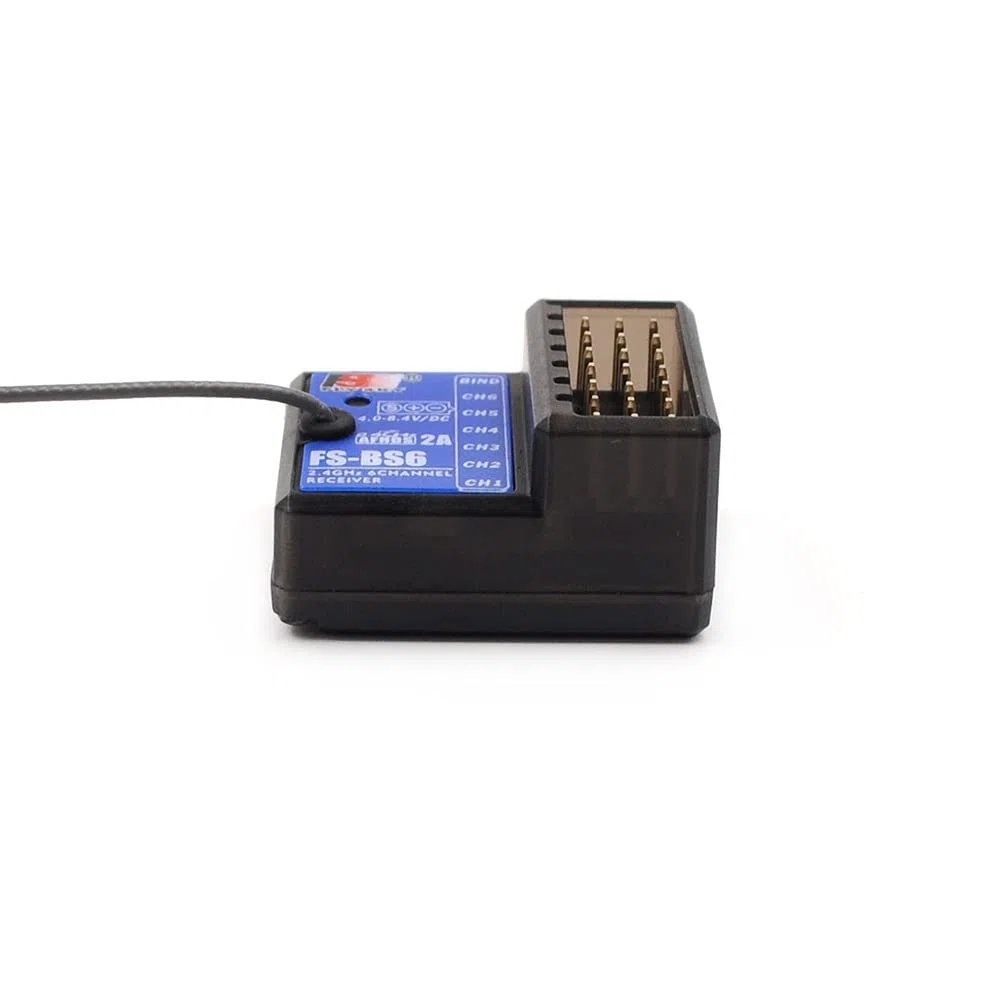 Ricevitore 6CH 2.4G Spectrum Ricevitore FS-BS6 RC con Sistema di stabilizzazione giroscopica per 1/10 RC Auto/Timone/Crawler