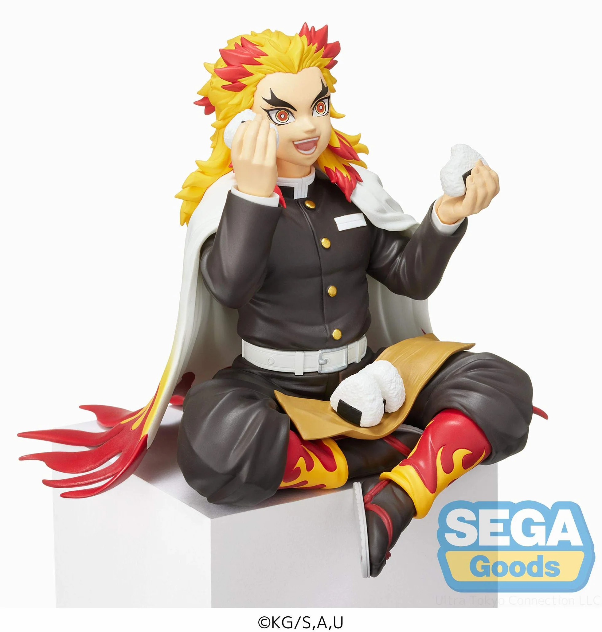 SEGA Demon Slayer: Kimetsu no Yaiba Kyojuro Rengoku Premium Perching Figure