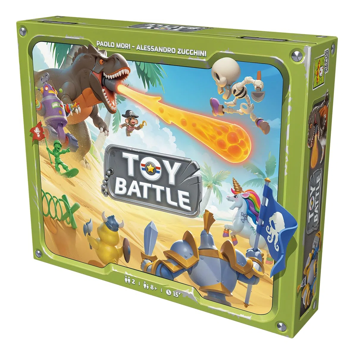 Asmodee Toy Battle - Gioco da tavolo strategico, gioco da tavolo divertente per due giocatori dagli 8 anni in su, 15 minuti di gioco, versione italiana