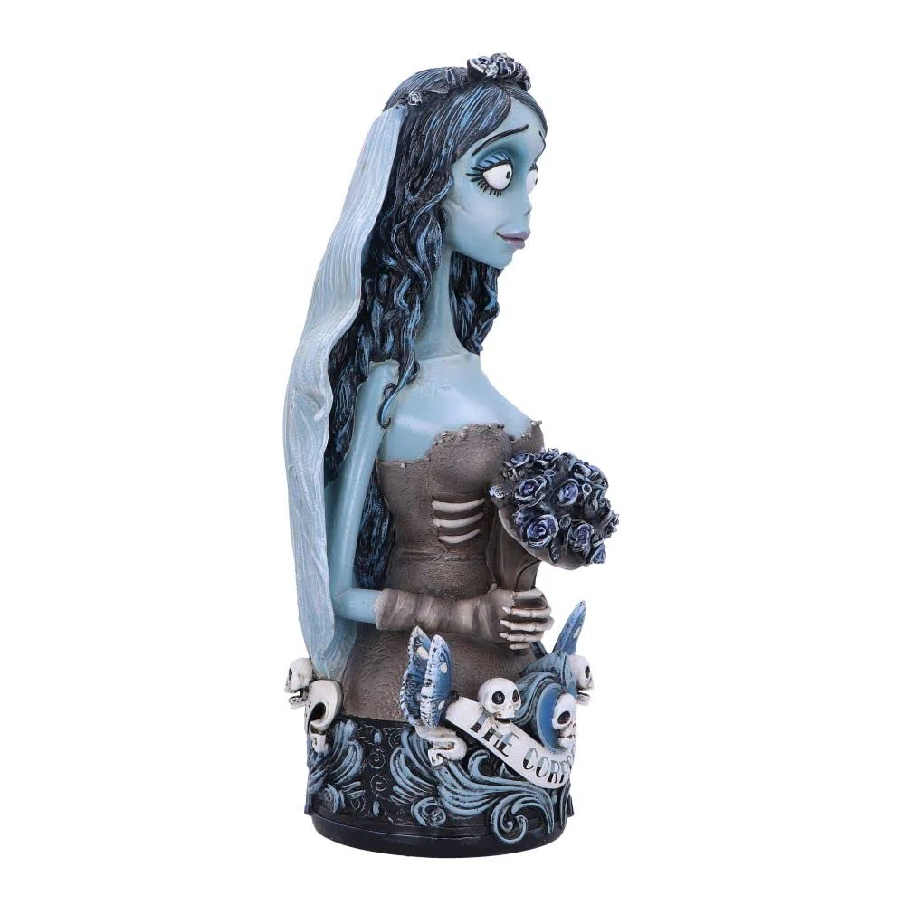Nemesis Now Busto Emily con licenza ufficiale Corpse Bride, blu, 29,3 cm