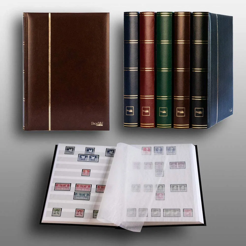 Prophila Leuchtturm classificatori 60 pagina bianco, marrone colori