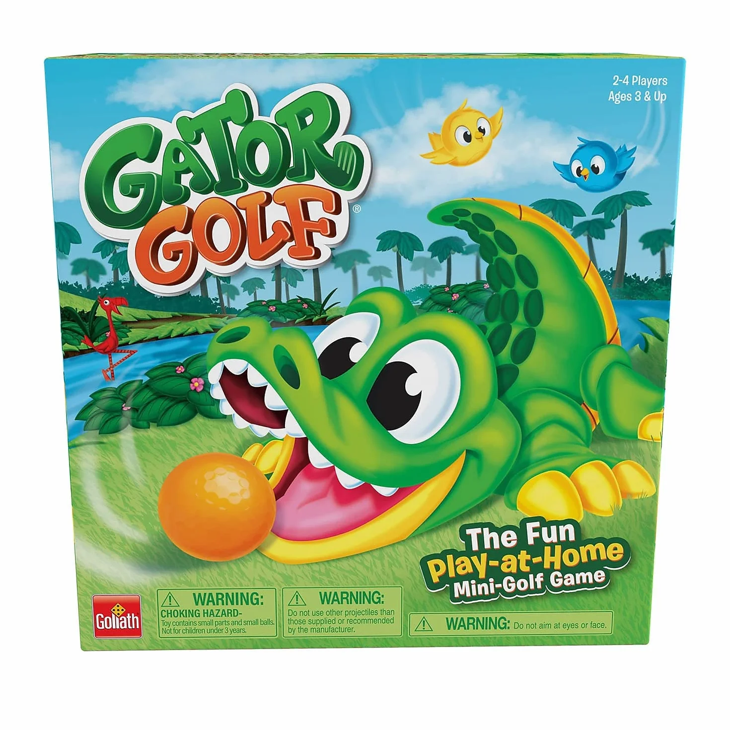 Goliath Games Gator, Play-at-Home, mini golf, gioco per bambini dai 4 anni in su, 27 x 27 x 12,5 cm