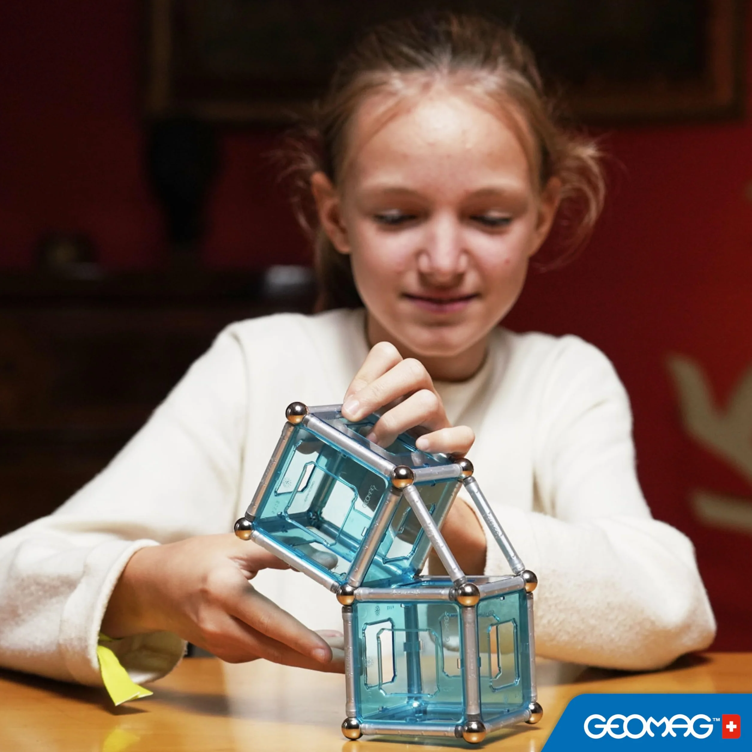 GEOMAG - PRO-L 110 Pezzi, Costruzioni Magnetiche per Bambini Geometriche, Blocchi Magnetici con Barrette e Sfere, Giochi Bambini 8 Anni +, Gioco STEM Educativo, Idea Regalo Natale e Compleanno