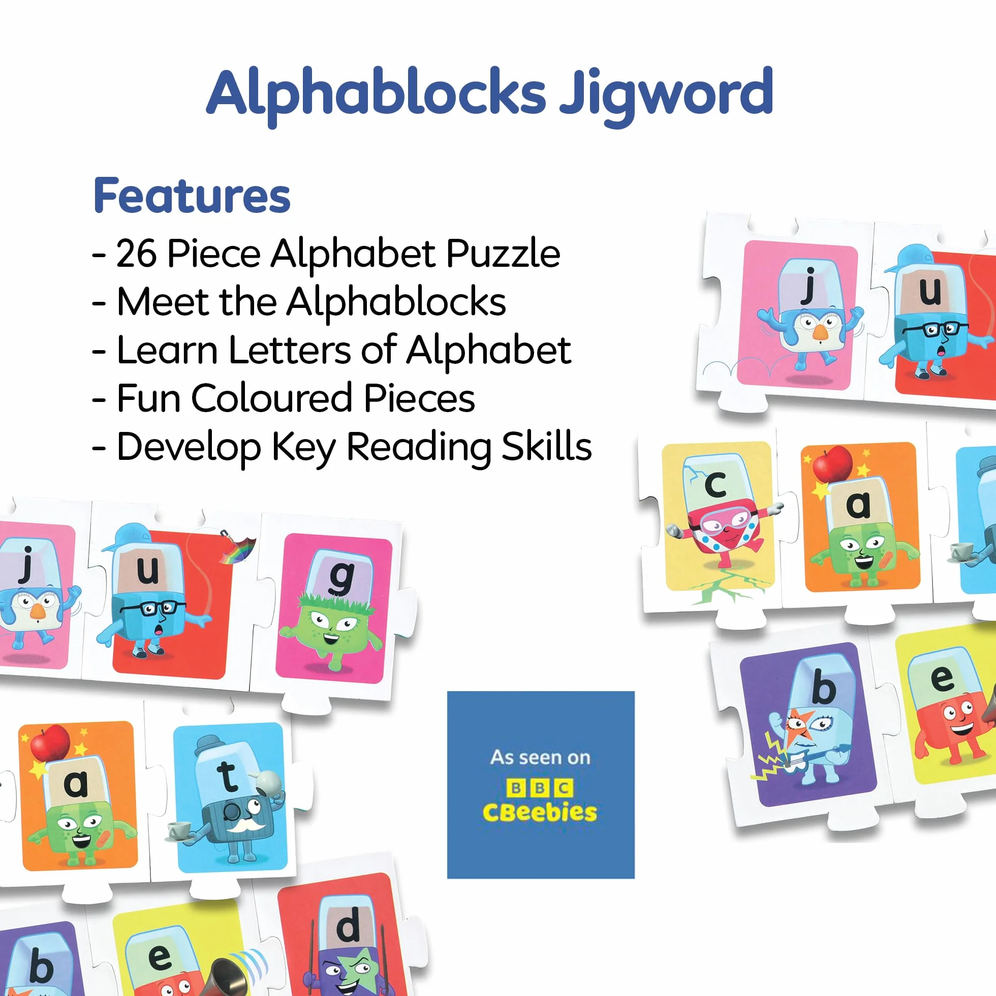ALPHABLOCKS - AN26 - Jigword, Rainbow Multicolor
