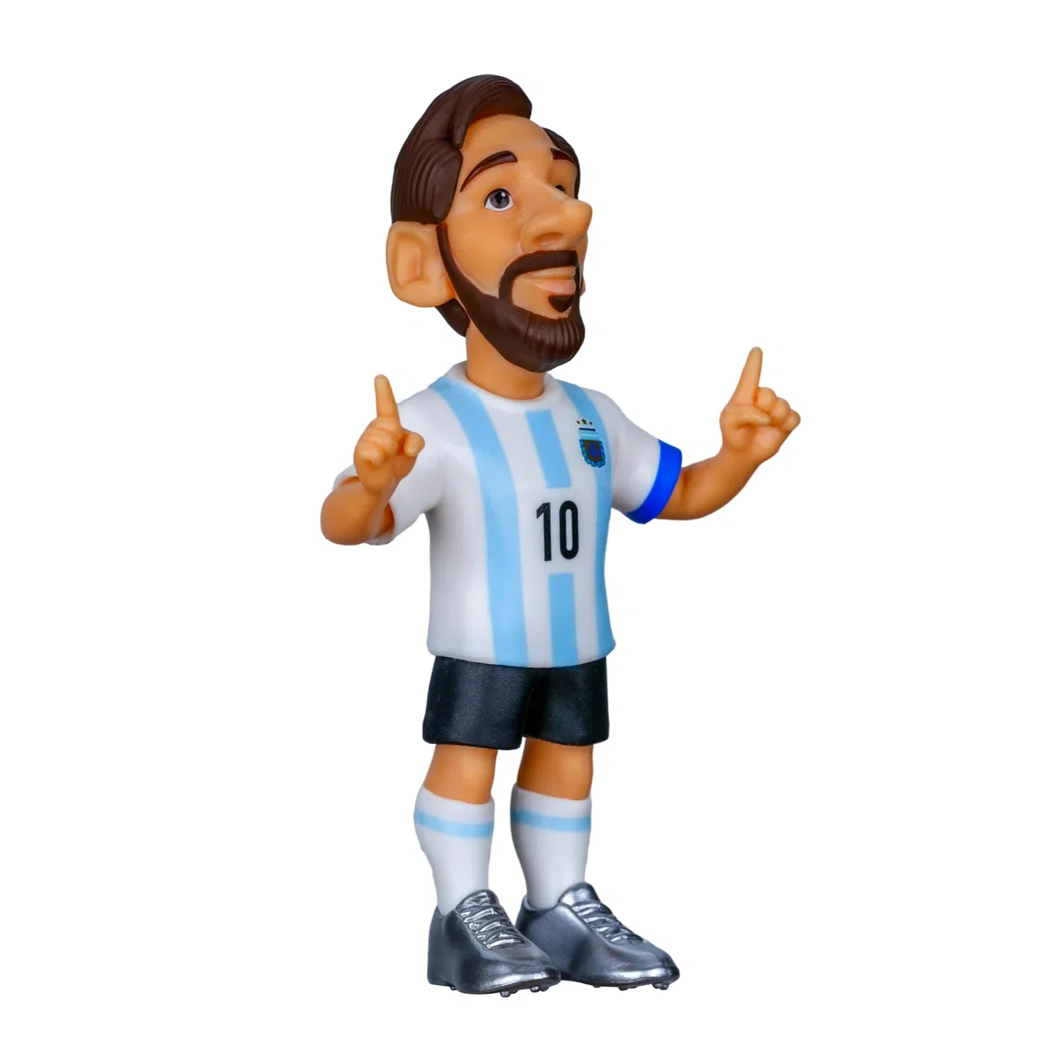 MINIX - Football Stars - Coppa del Mondo - Confezione - Argentina - 5 personaggi - Personaggio da collezione 7 cm (Messi, L Martínez, Alvarez, Mastantuono, D Martínez)