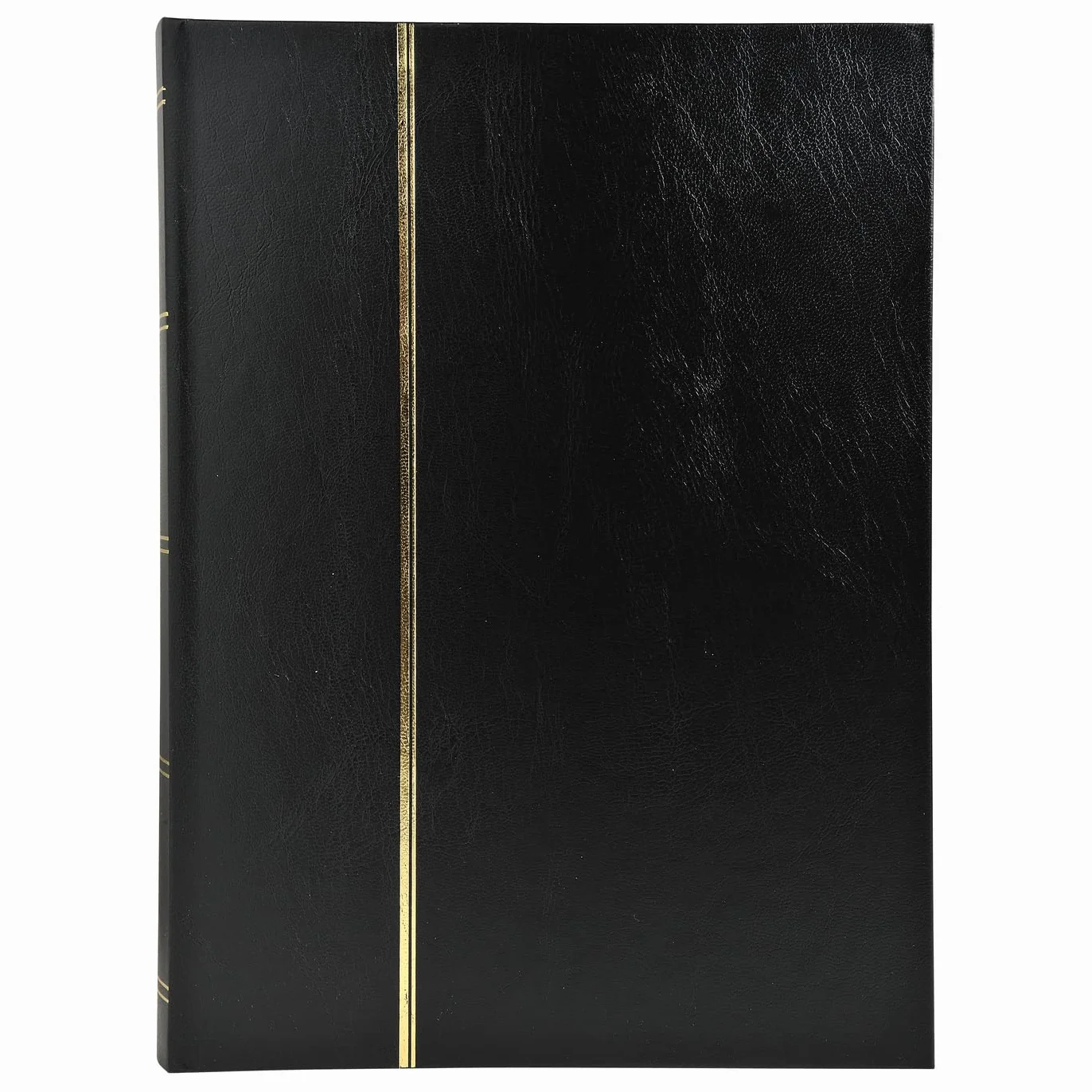 Exacompta - Cod. 21141E - 1 Album da francobolli in similpelle - 32 pagine nere - 17x22,5cm - Nero