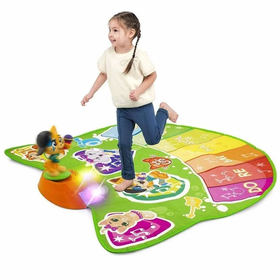 Chicco 00009916100000 44 Cats - Tappetino da Gioco, Multicolore