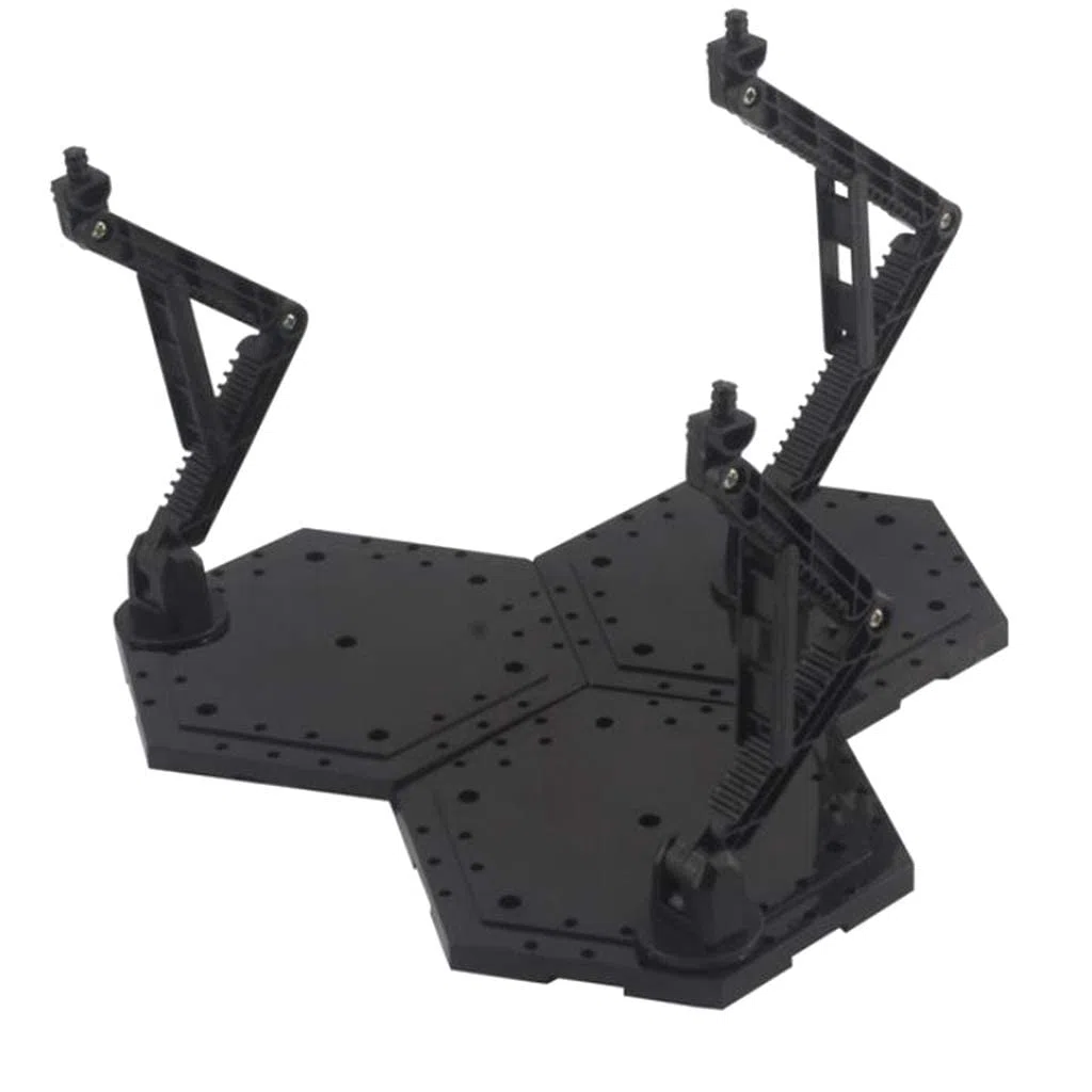 Zalati Supporto Universale per Modelli Gundam 1:144 - Stand Display Holder per Figure - Nero 21x21x18.5cm