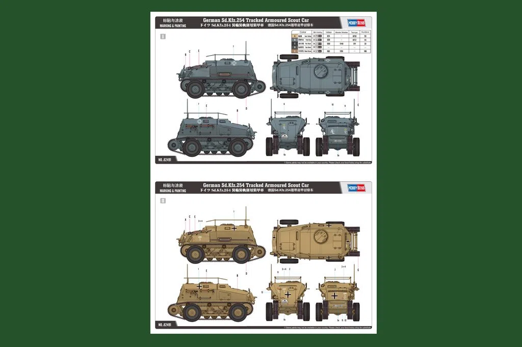 Hobby Boss 82491 - Modellino di carro corazzato Tedesco in Scala 1:35
