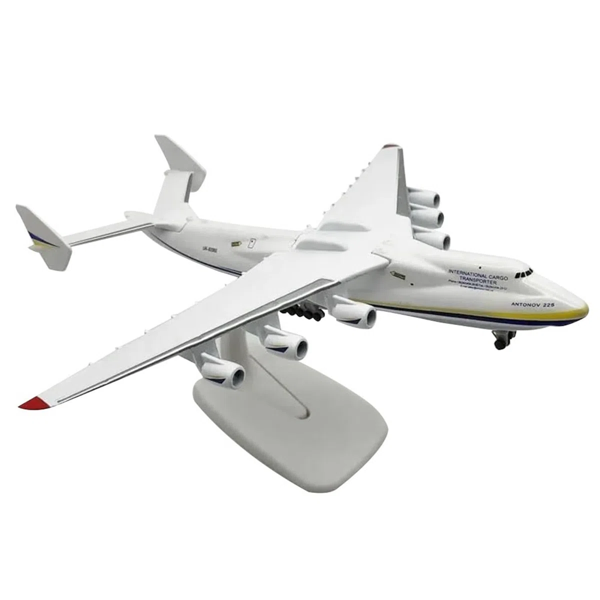 Jevina Giocattoli aerei da collezione, lega , Antonov An-225 Mriya, modello di aereo, replica in scala 1:400