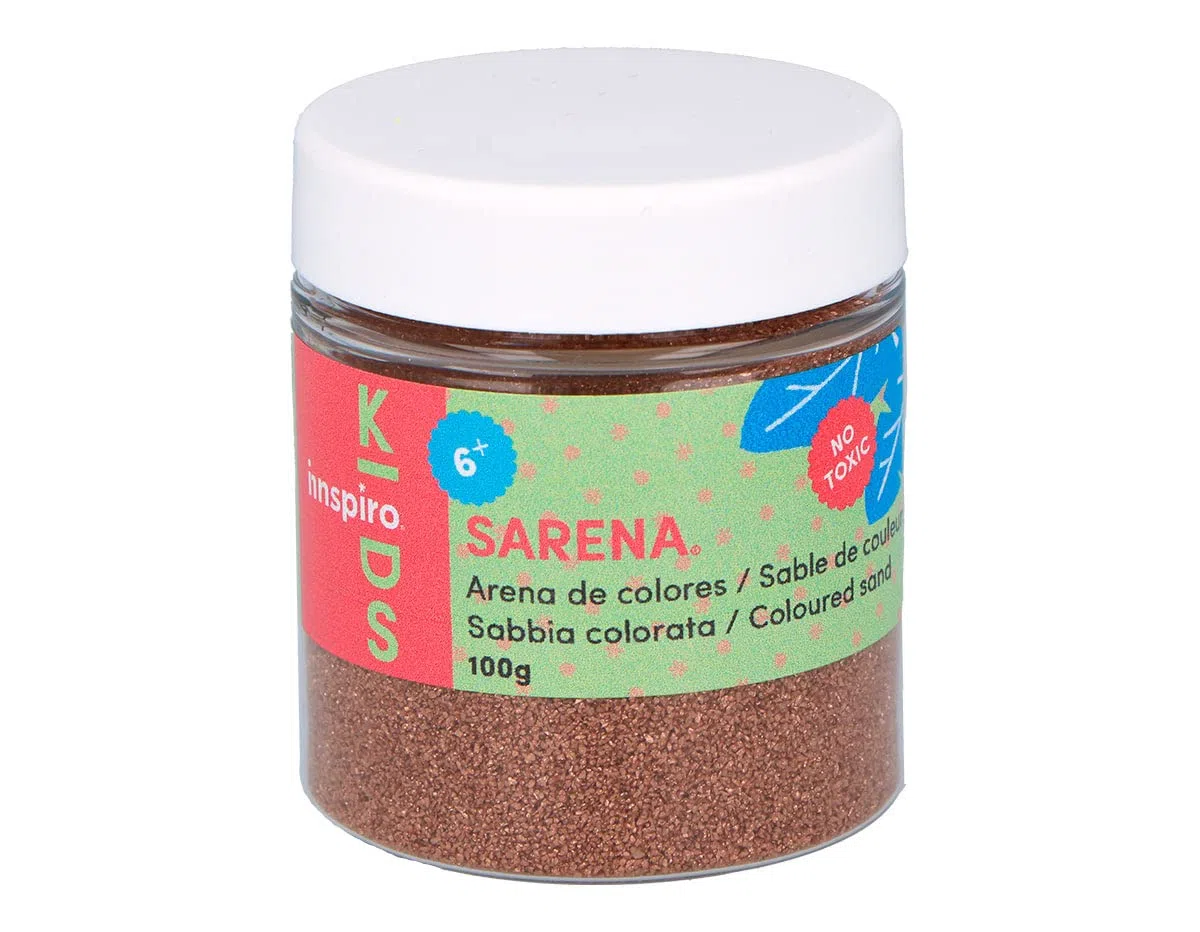 INNSPIRO Sabbia colorata rame 100 gr., per decorazione e artigianato