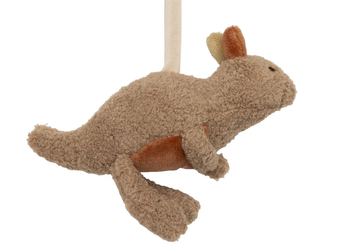 Jollein Activity Spiral Baby – Kangaroots – Giocattolo per bambini per seggiolino auto e box – Con anelli di fissaggio – Stimola i sensi e le capacità motorie – Giocattolo sensoriale per bambini