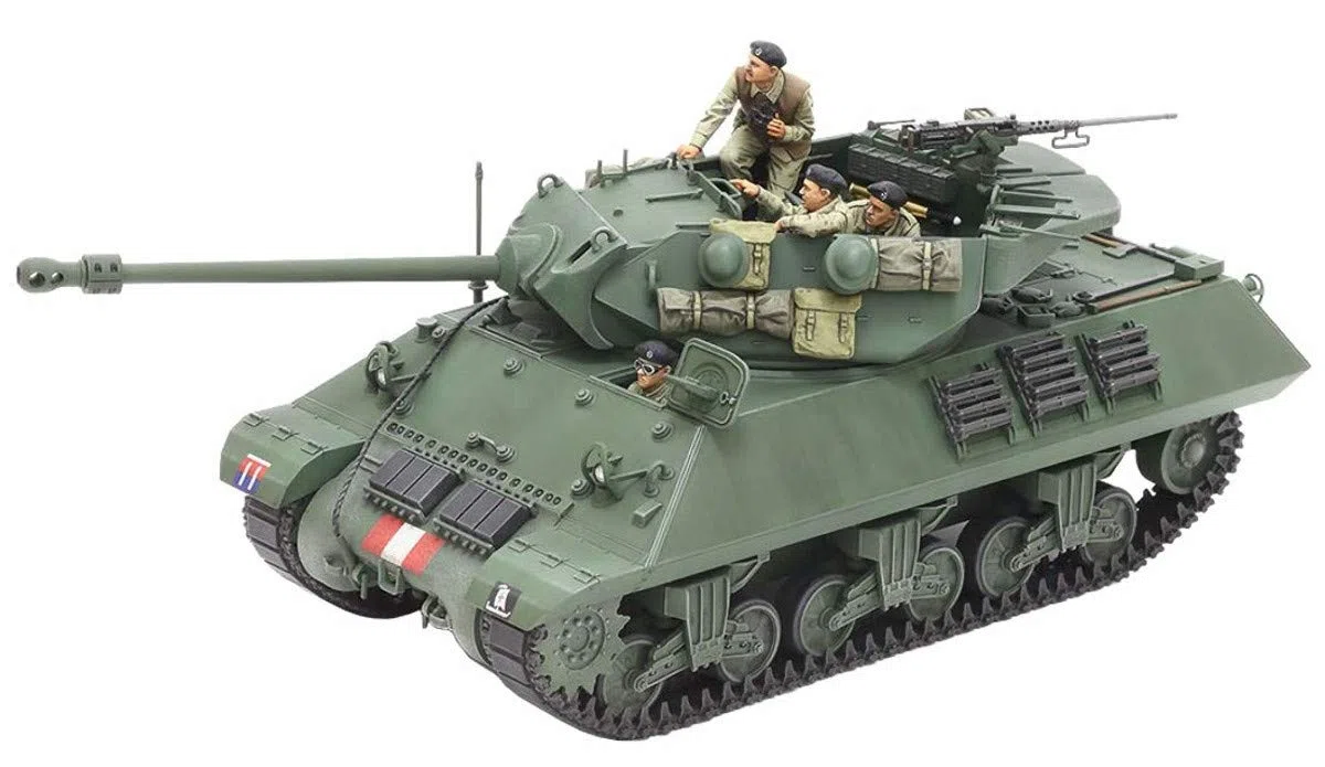 TAMIYA 35366 Militare 35366-1:35 British M10 IIC Achille, modellismo, kit di costruzione in plastica, non verniciato