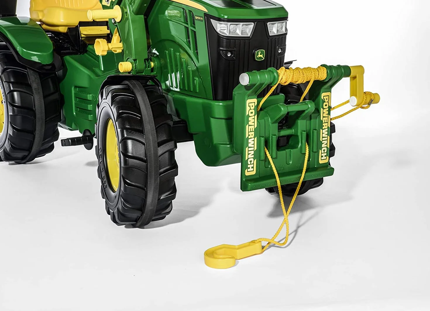 Rolly Toys RollyPowerwinch Argano a cavo John Deere (per veicoli RollyToys, montaggio anteriore o posteriore, per bambini a partire dai 3 anni, verde) 408986