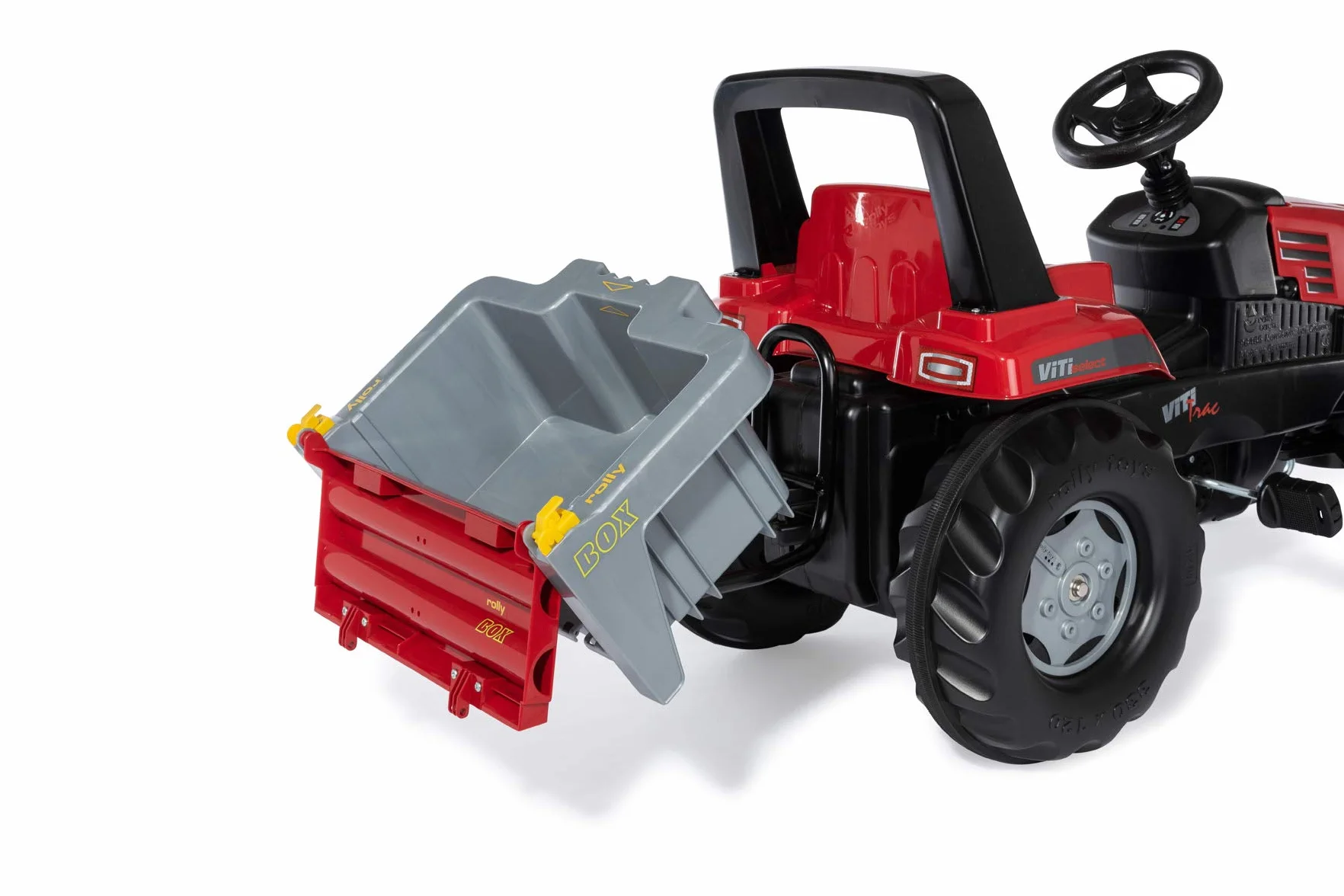 RollyToys RollyBox 408948 - Rimorchio per trattori per bambini da 3 a 10 anni