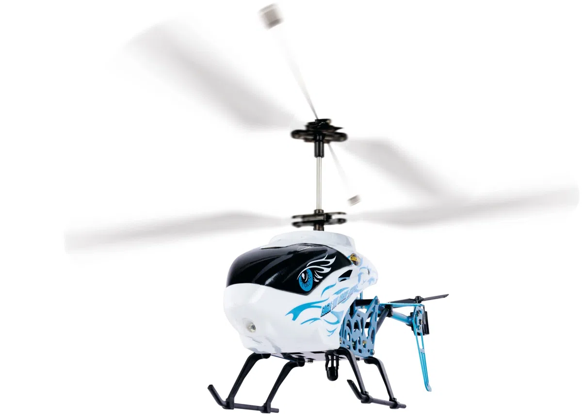 Carson 500507169 Eagle 280 Crash Stop 2.4 GHz 100% RTF - Elicottero RC, elicottero telecomandato, robusto modello RTF (pronto al volo) per principianti, elicottero da esterno, elicottero da interno