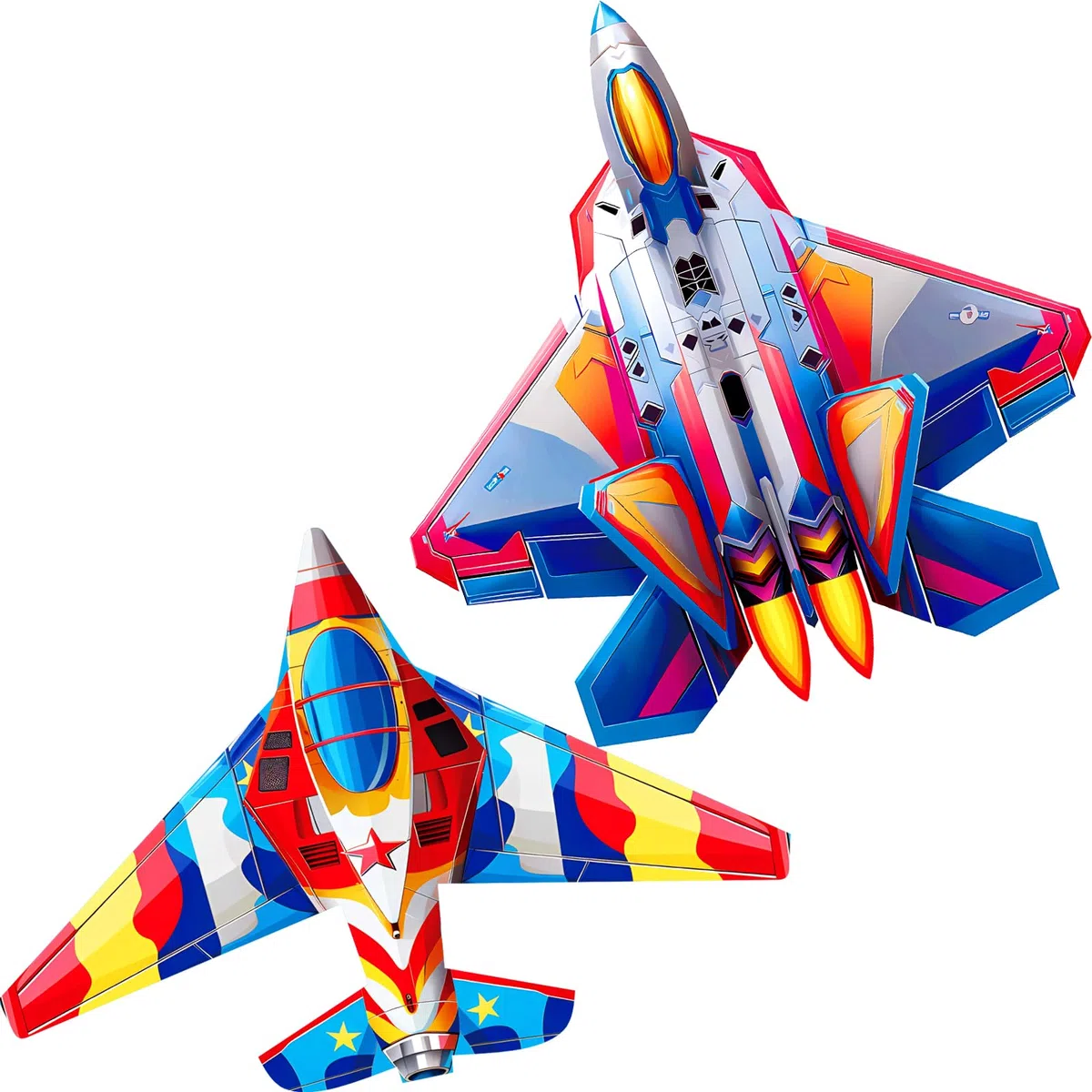 Touch the sky Collezione di Aerei Colorato per Bambini e Adulti, Facile da Volare, Design Della Struttura Unico, Eccellenti Giochi All'aperto e Giocattoli di Attività, Adatto ai Principianti.