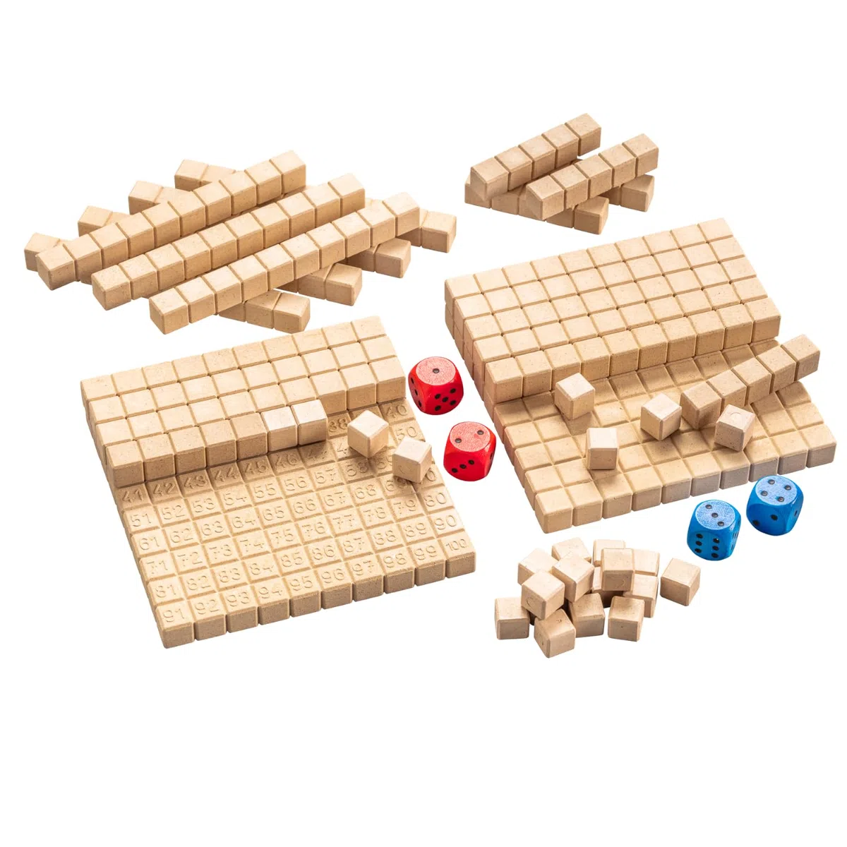 WISSNER® Aktiv lernen - Gioco matematico - Funzioni di Addizione e Sottrazione - RE-Wood®