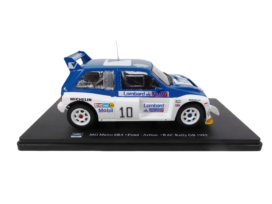 OPO 10 - Auto in Miniatura riprodotta in Scala 1/24 Compatibile per MG Metro 6R4 Pond - RAC Rally GB 1985 - RVQ21