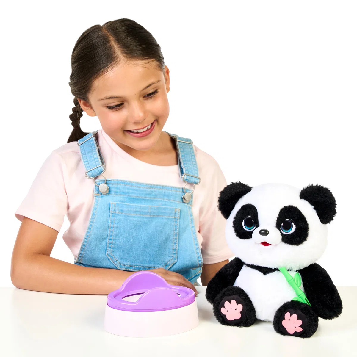 Little Live Pets My Baby Panda ChuChu | Panda interattivo con Oltre 50 Suoni e reazioni; si muove le zampe, Fatto e ride; Contiene un barattolo; ricomincia all'infinito (30 cm)