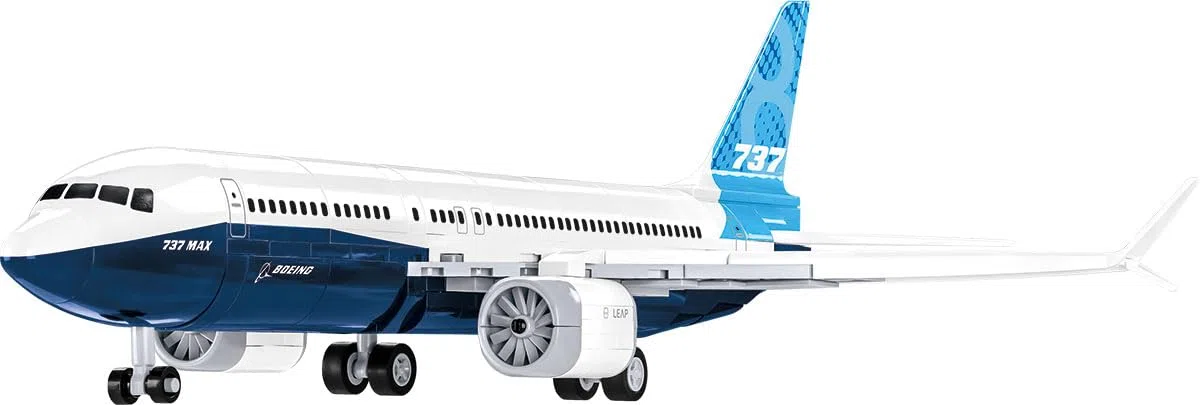 COBI Boeing 737-8, nero, grande