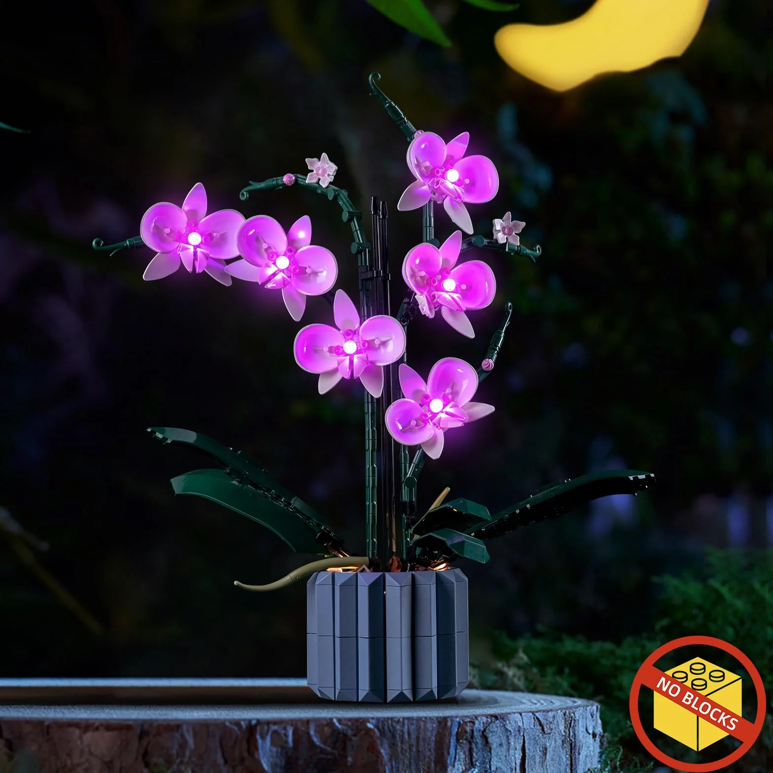 Set di luci LED compatibile con Lego Orchid (solo luci, nessun blocco di costruzione), Kit di luce compatibile con Lego 10311 Orchid Botanical Collection Set