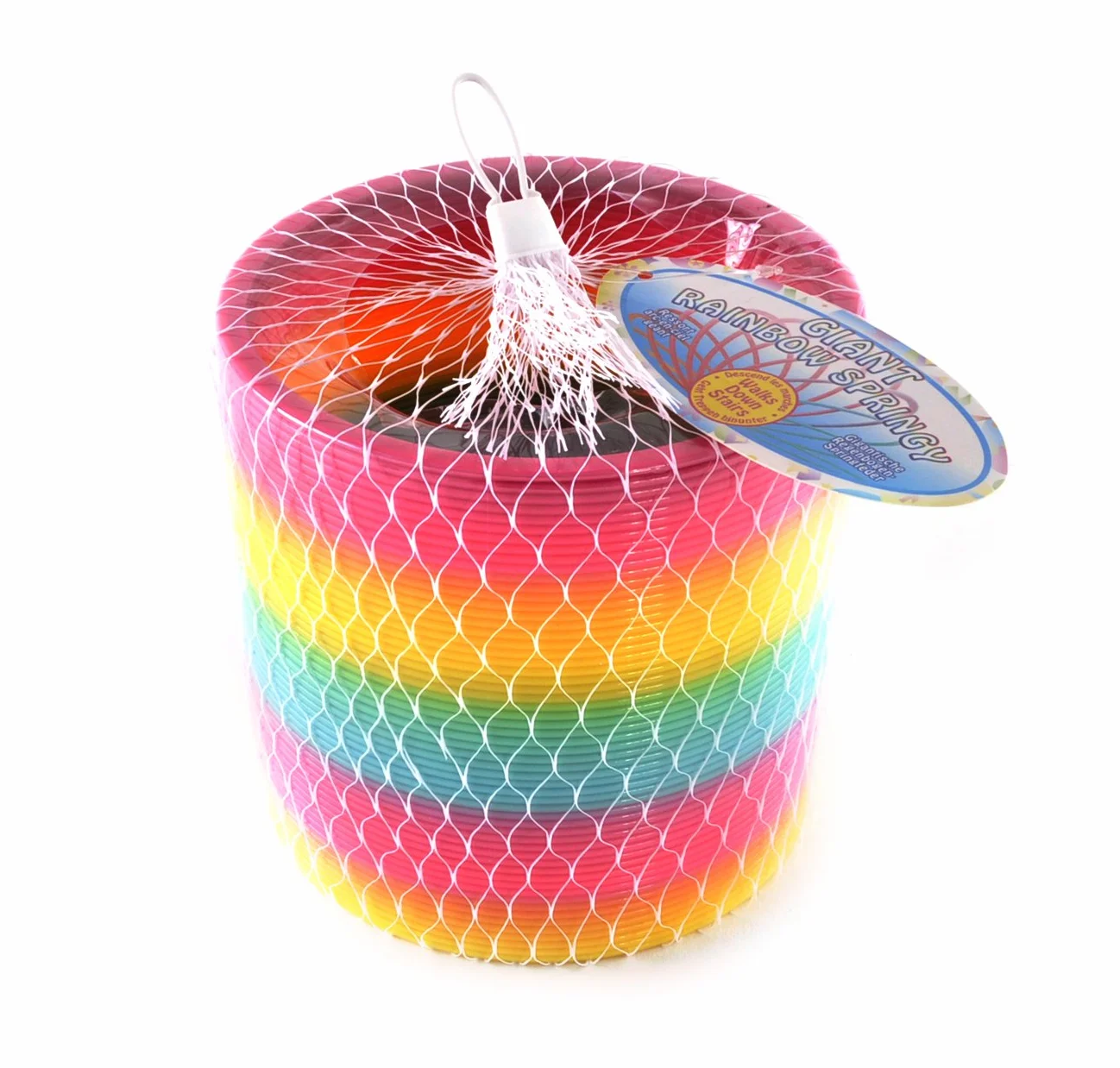 Giant Rainbow Springy - Walks Down Stairs