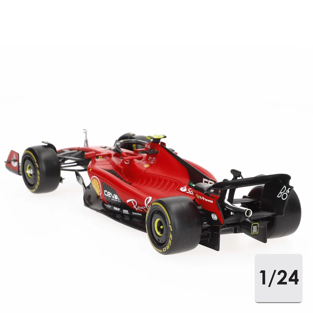 Ferrari SF-23 Carlos Sainz Nr 55 Stagione 2023 Formula 1 F1 - scala 1/24 23cm Modello Auto con figura del pilota DieCast Bburago 18-26809-55