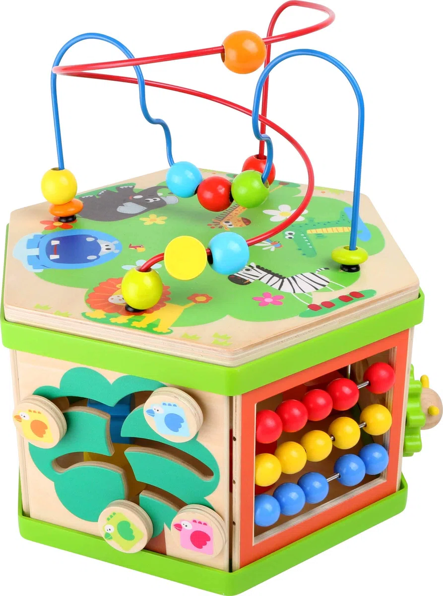 Small Foot Piccolo Piede Azienda 4244 - Abilità motorie Cubes Safari: