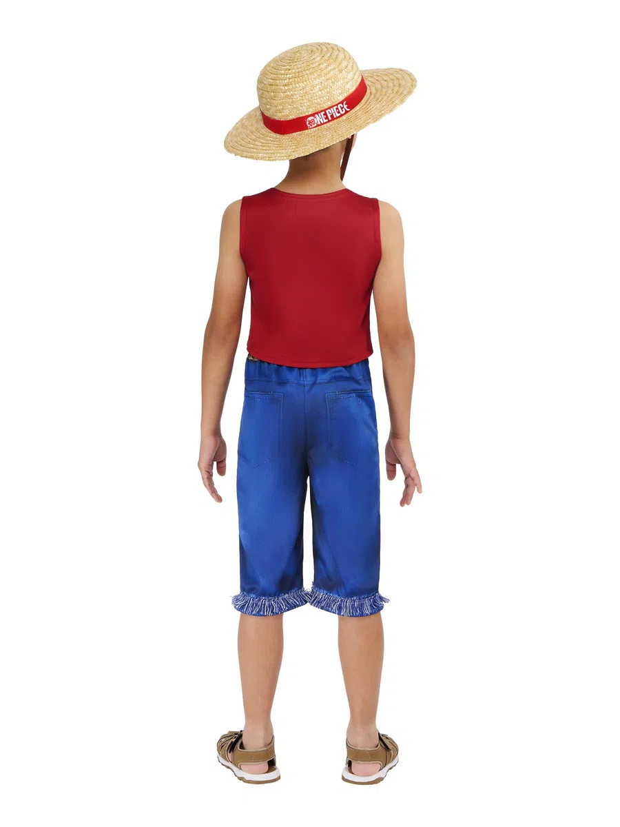 Rubies Official One Piece Monkey D. Luffy Child Costume, Kids Fancy Dress