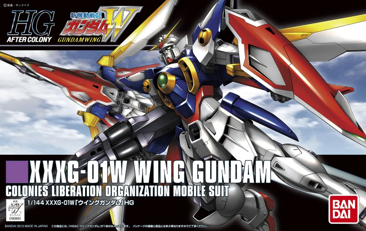 Bandai Hobby # 162 Hgac xxxg-01 W Wing Gundam Model Kit, 1/144 Scale