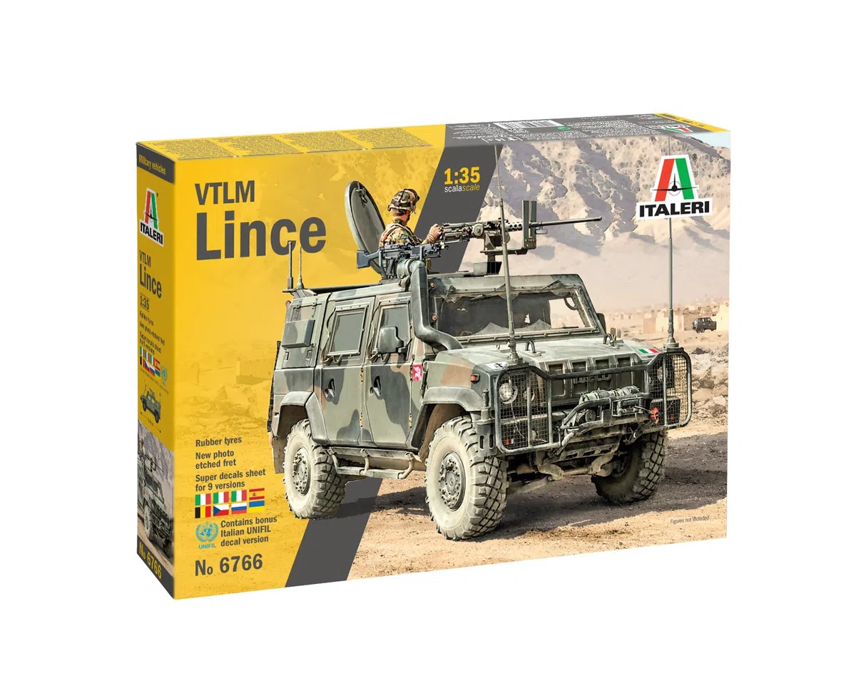 Italeri 6766 VTLM Lince, scala 1:35, Plastic Model Kit/Modello in plastica da montare