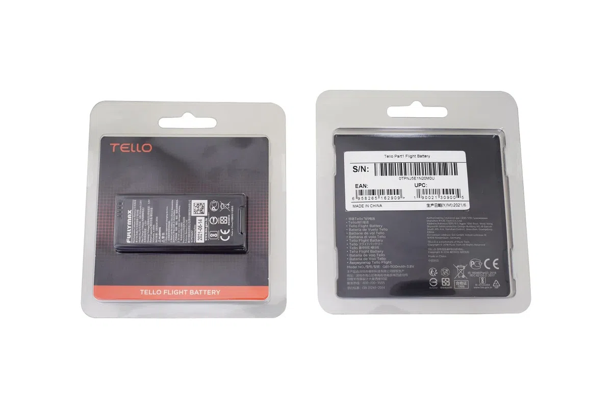 Batteria al litio da 3,8 V 1100 mAh per DJI Tello RC Quadcopter Ricambi Drone Batteria