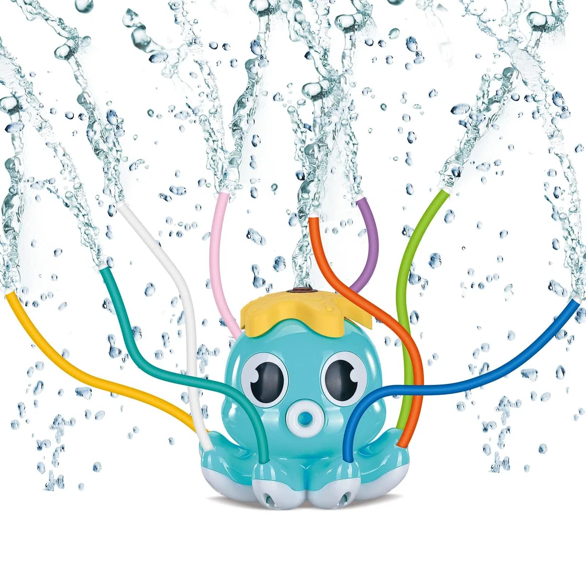 Giochi d'Acqua per Bambini - Giochi da Giardino con Spruzzino Acqua (Polpo-blu)