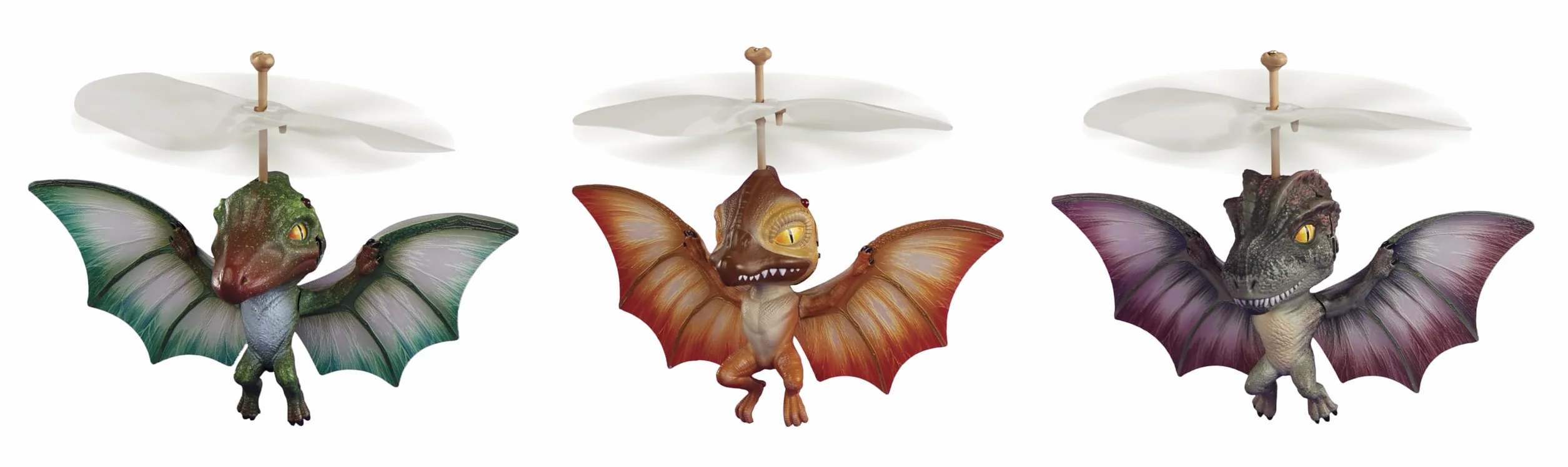 MGA Entertainment Gross-a-Saurus GrossMos Flying Dinosauro Blu - Giocattoli Interattivi con Dinosauri per Bambini e Bambine, Collezionisti. Età 6+