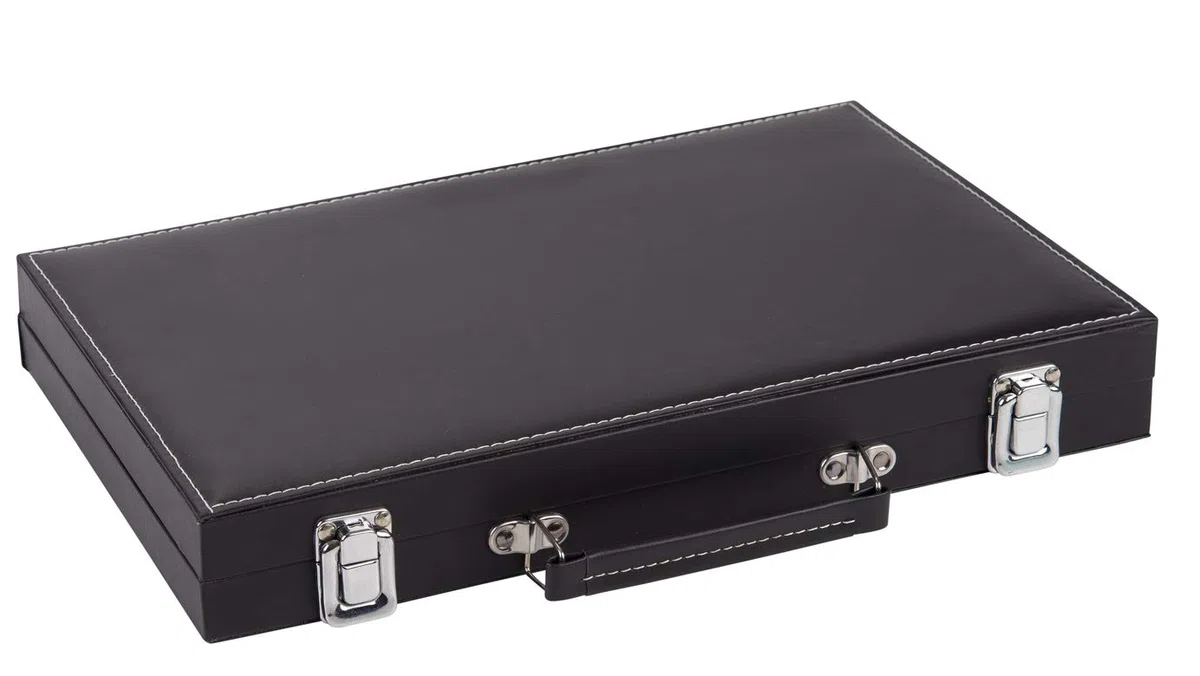 Engelhart - 250505 - Set da Backgammon Rosso Bianco e Nero 36 cm