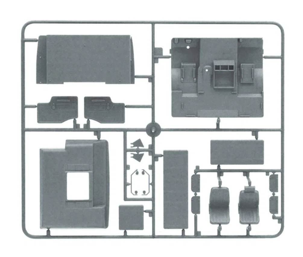 Italeri 3943 Modello in Plastica da Assemblare Camion Mercedes Benz 2238 6X4 Model Kit Scala 1:24