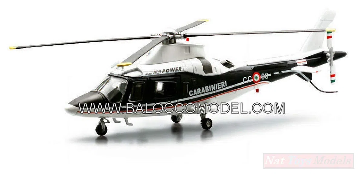 MODELLINO IN SCALA COMPATIBILE CON ELICOTTERO AGUSTA AW 109 CARABINIERI 1:43 NEW RAY NY25183
