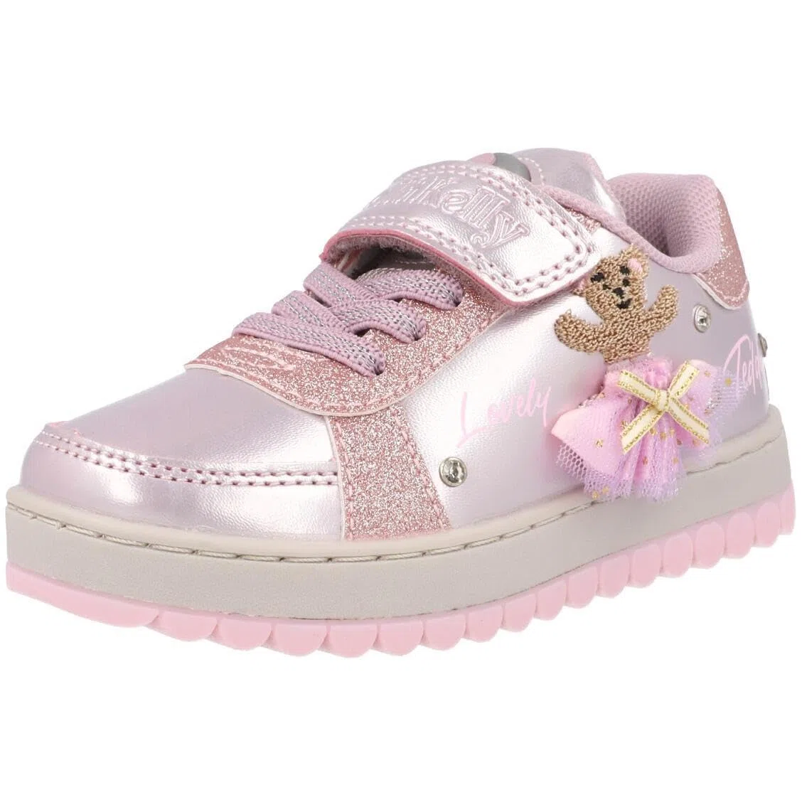Lelli Kelly Scarpa Rosa Mille Stelle Dance Orsetto tutù Intercambiabile LKAA5210 con Jingle e luci (Rosa, Sistema Taglie Calzature EU, Bambino Piccolo (2-5 Anni), Numero, Media, 27)
